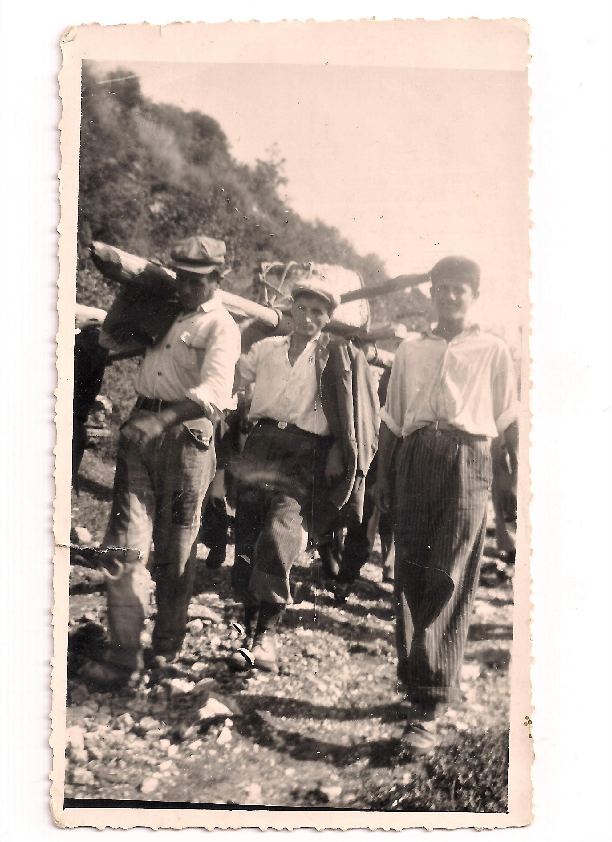 1955 Μεταφορά Κουτσούλας της Βρύσης της Κεραμίδιζας